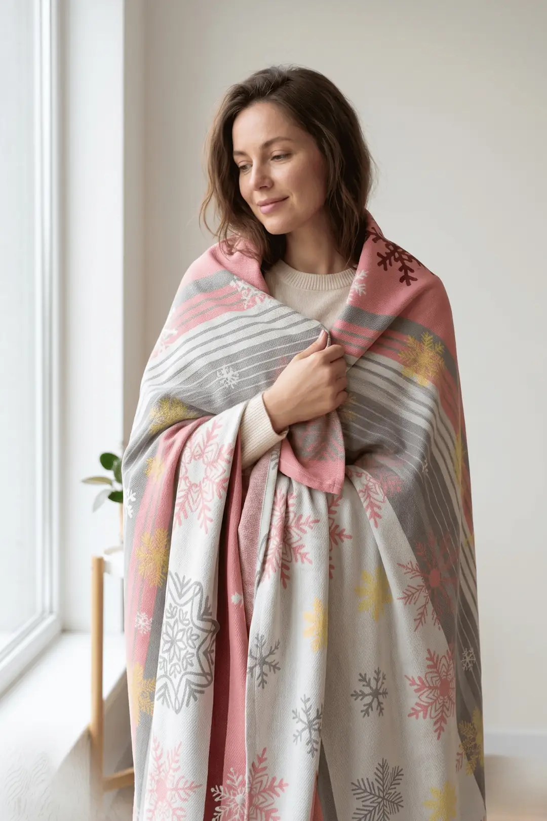 Cotton Collection Çift Kişilik Pike Red Winter 8
