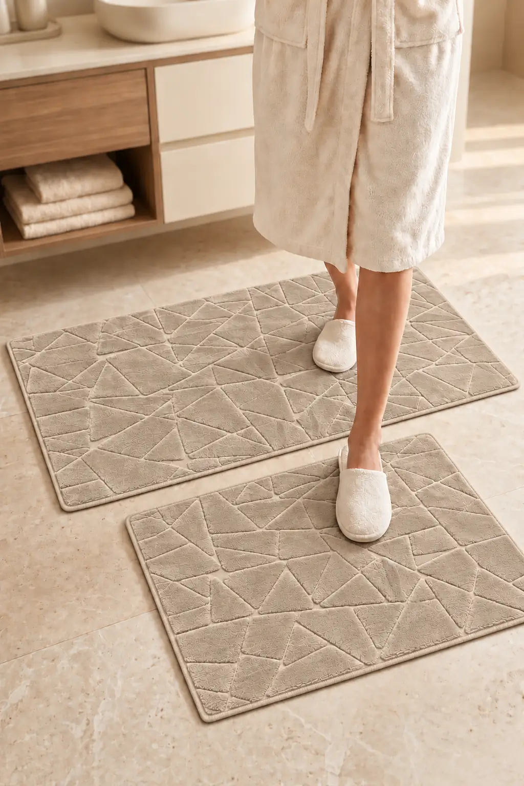 Cotton Collection Welsoft 2'li Klozet Takımı Glass Vizon
