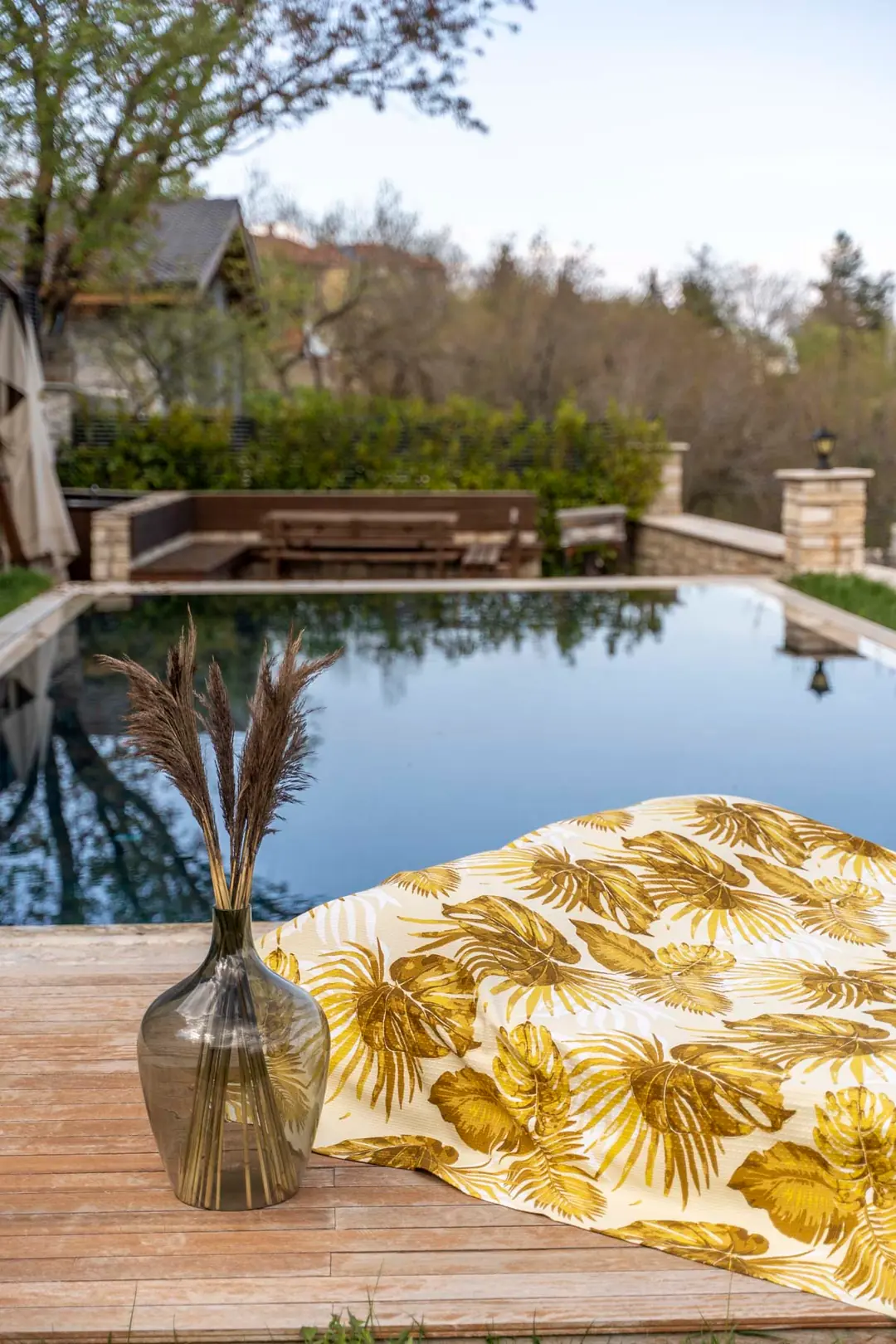 Cotton Collection Tek Kişilik Yatak Örtüsü Palmera 4