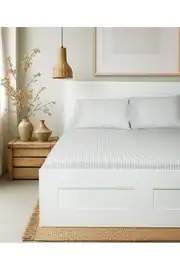 Cotton Collection Çift Kişilik Çizgili Çarşaf Seti Reveboheme 6