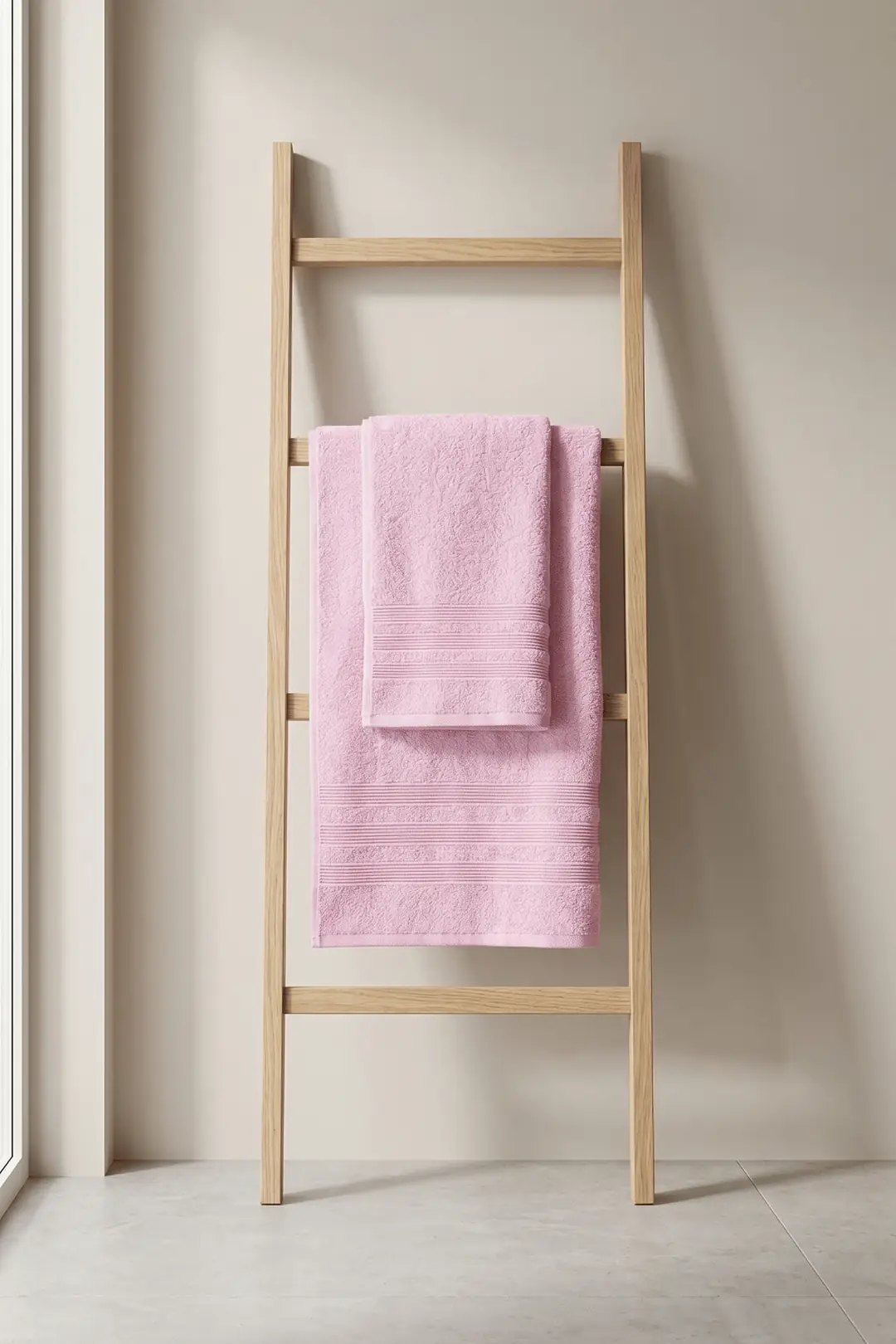 Cotton Collection Banyo Havlusu Pembe 2