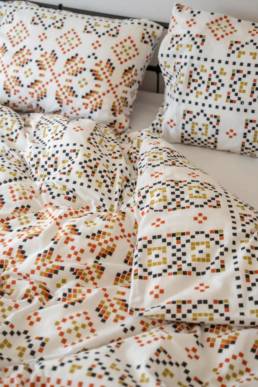 Cotton Collection Kışlık Pazen Çift Kişilik Nevresim Seti Boho Pearl 9