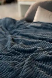 La Notte Tek Kişilik Battaniye Denim 4