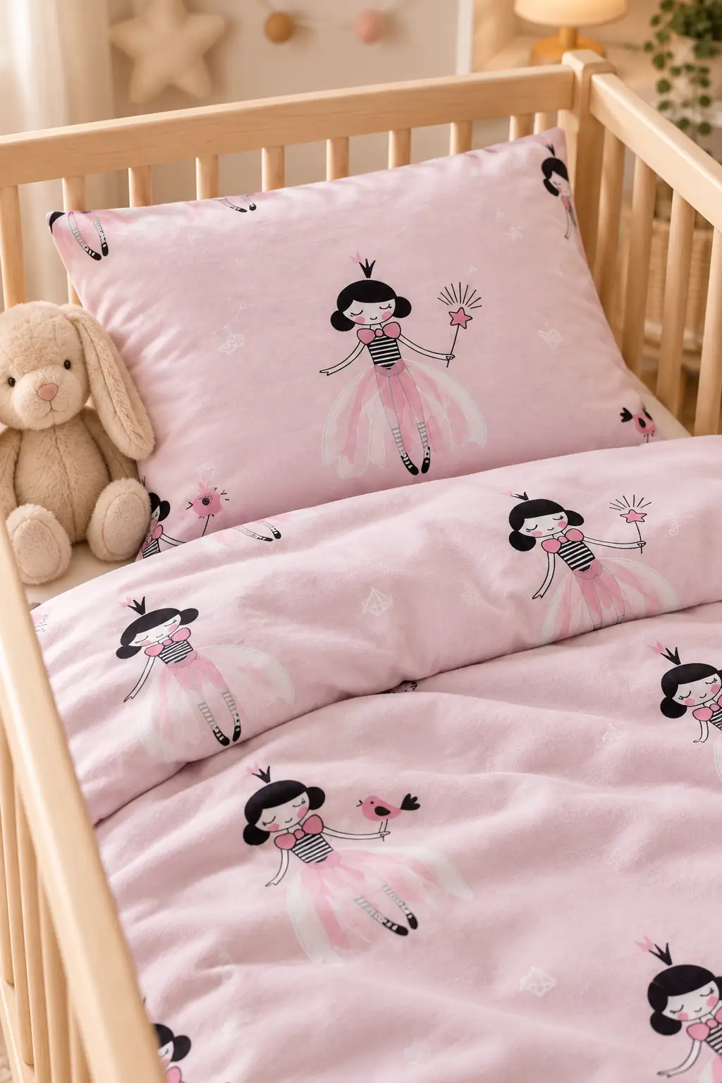Flanel Bebek Nevresim Seti Fairy Tale 3
