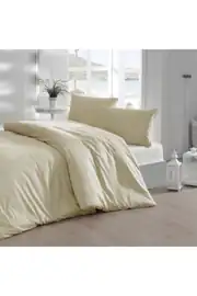 Cotton Collection Ranforce Battal Ebat Nevresim Takımı Simple Yeşil 2