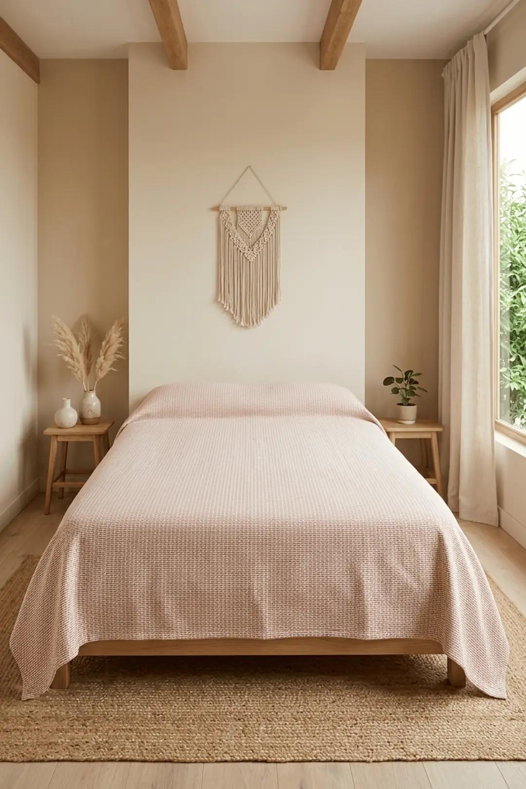 Cotton Collection Dash Çift Kişilik Pike Kiremit 210x230 cm 8