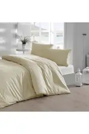 Cotton Collection Ranforce Battal Ebat Nevresim Takımı Simple Yeşil 1