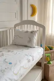Cotton Collection Ranforce Bebe Çarşaf Yastık Kılıfı Mine Baby 1