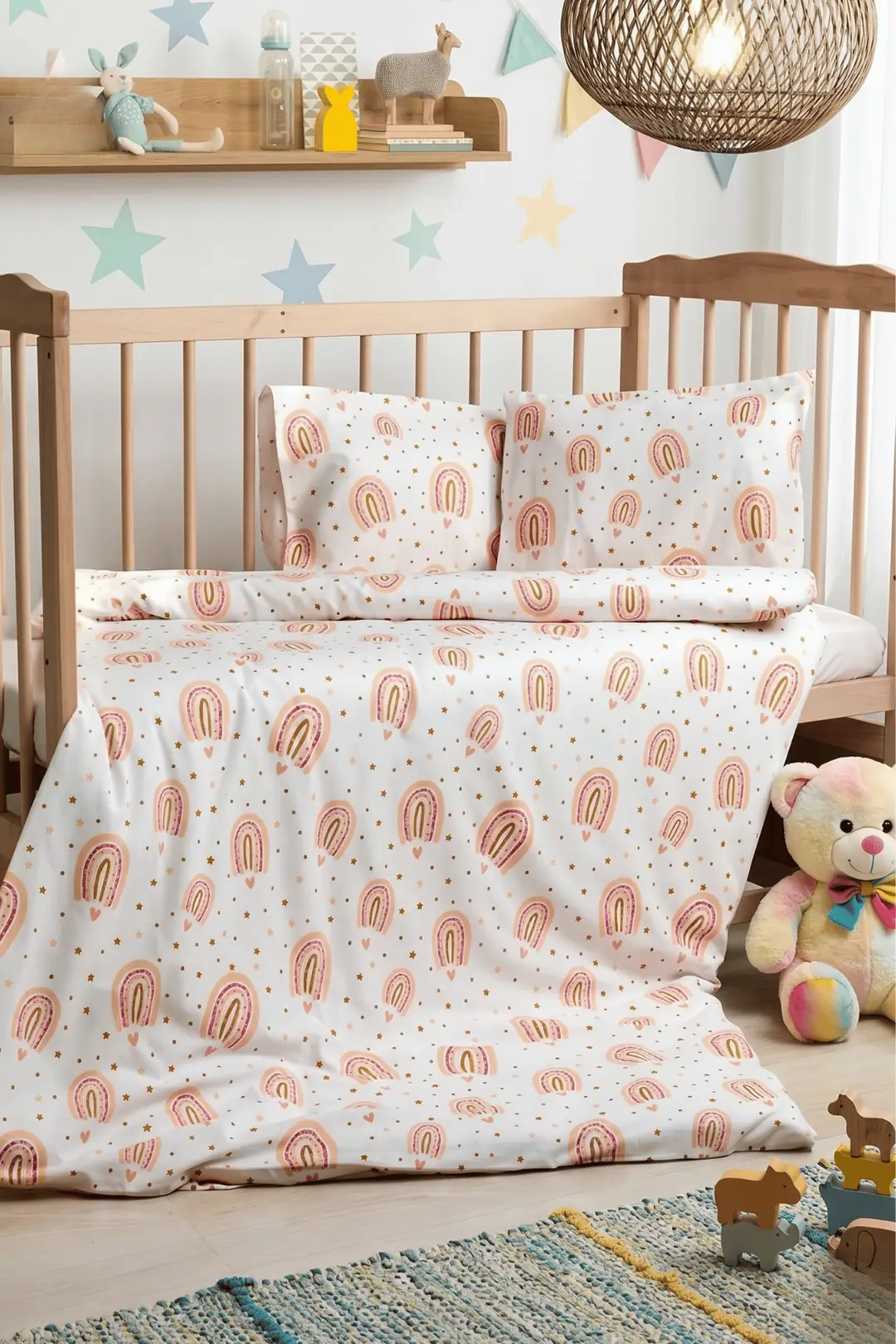 Cotton Collection %100 Pamuk Bebek Nevresim Takımı Dreamshire