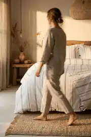 Cotton Collection Tek Kişilik Çizgili Nevresim Seti Solinea 2
