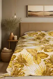 Cotton Collection Tek Kişilik Yatak Örtüsü Palmera 6