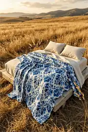 Cotton Collection Çift Kişilik Pike Akdeniz 1