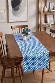 Cotton Collection Runner Mist Mavi 1