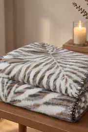 La Notte Çift Kişilik Battaniye Palm Leaf 3