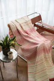 Cotton Collection New Line Pamuklu TV Battaniyesi Mercan 2
