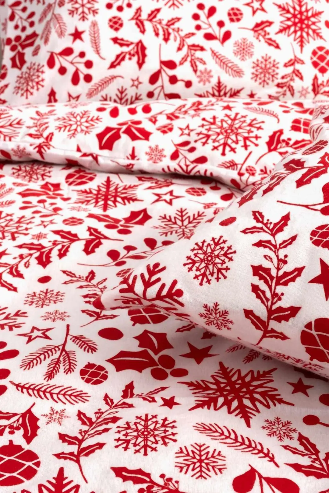 Cotton Collection Kışlık Pazen Tek Kişilik Nevresim Seti Floral 4