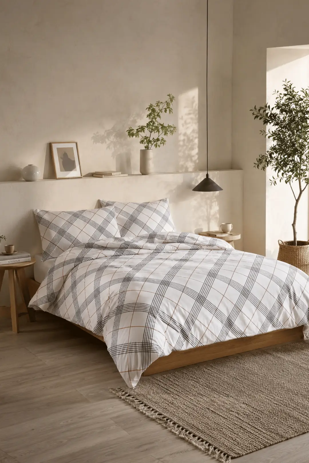 Cotton Collection Ranforce Çift Kişilik Nevresim Seti Grey Red 8