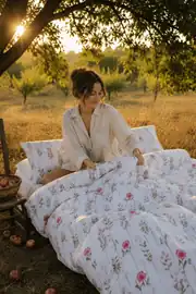 Cotton Collection Çift Kişilik Nevresim Seti Fleur 2