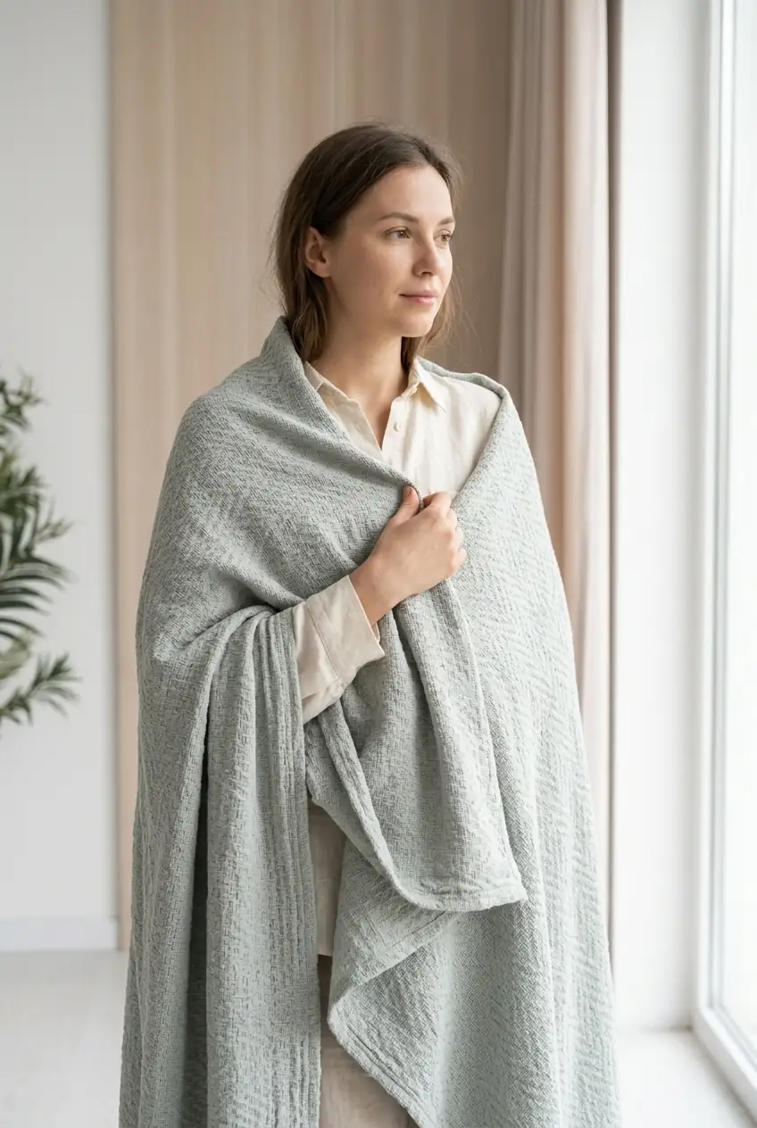 Cotton Collection Pike R Tek Kişilik Pike Zigzag 4