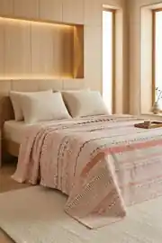 Cotton Collection Tek Kişilik Pike Havana 1