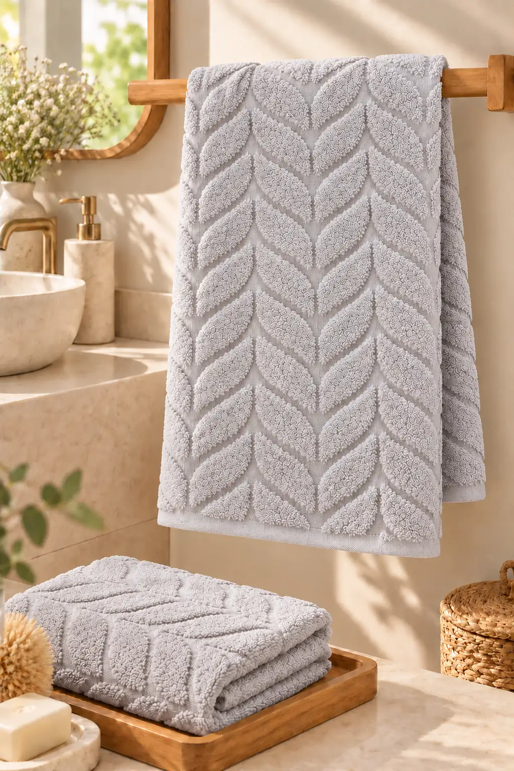 Cotton Love El Havlusu Gri