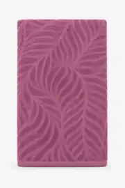 La Notte Flora Queen Kadife Duş Havlusu Mürdüm 70x150 cm 6