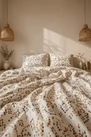 Cotton Collection Kışlık Pazen Tek Kişilik Nevresim Seti Boho Pearl 2