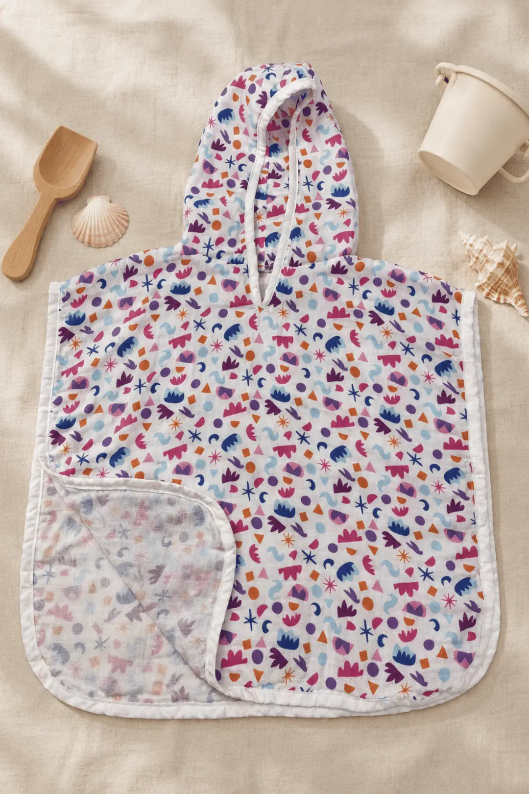 La Notte Lumira %100 Pamuk Müslin Bebek & Çocuk Panço Havlu (0-3 Yaş) 4