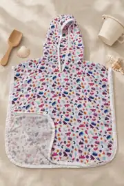 La Notte Lumira %100 Pamuk Müslin Bebek & Çocuk Panço Havlu (0-3 Yaş) 4