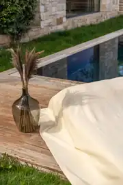 Cotton Collection Çift Kişilik Yatak Örtüsü Sarı 3