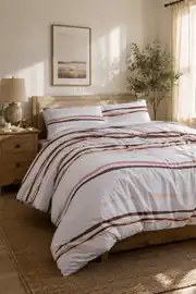 Cotton Collection Ranforce Çift Kişilik Nevresim Seti Mauve Sky 1