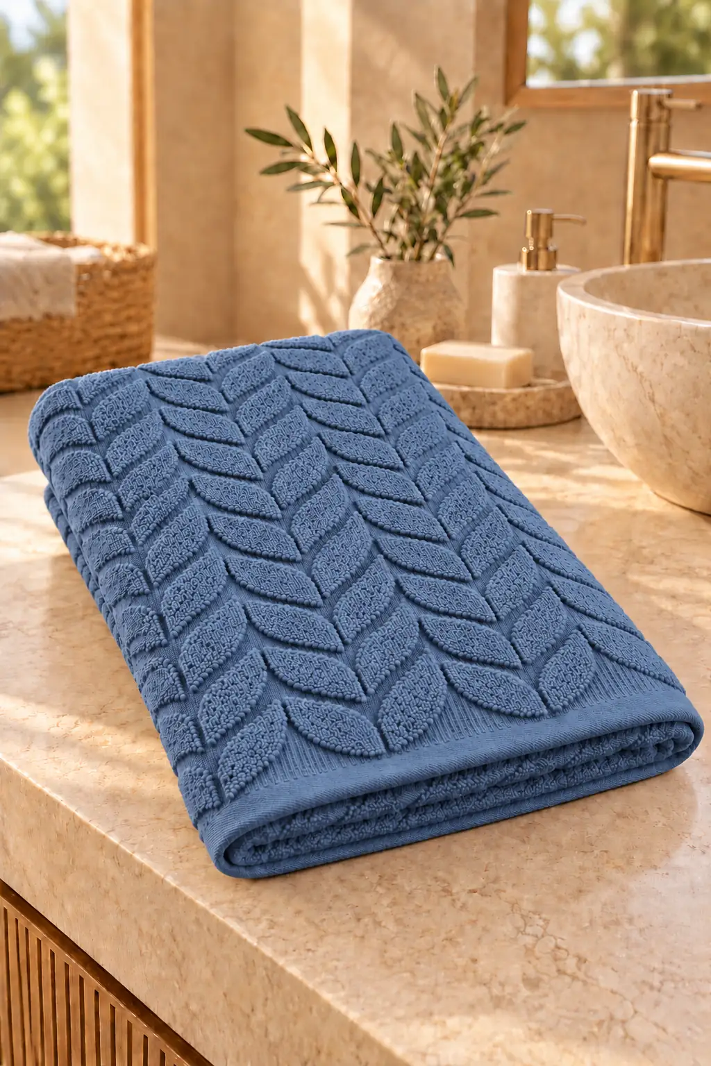 Cotton Love Banyo Havlusu İndigo