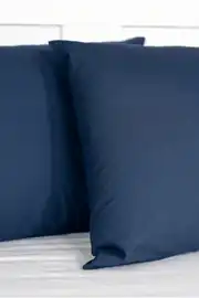 Cotton Collection 2'li Yastık Kılıfı Lacivert 5