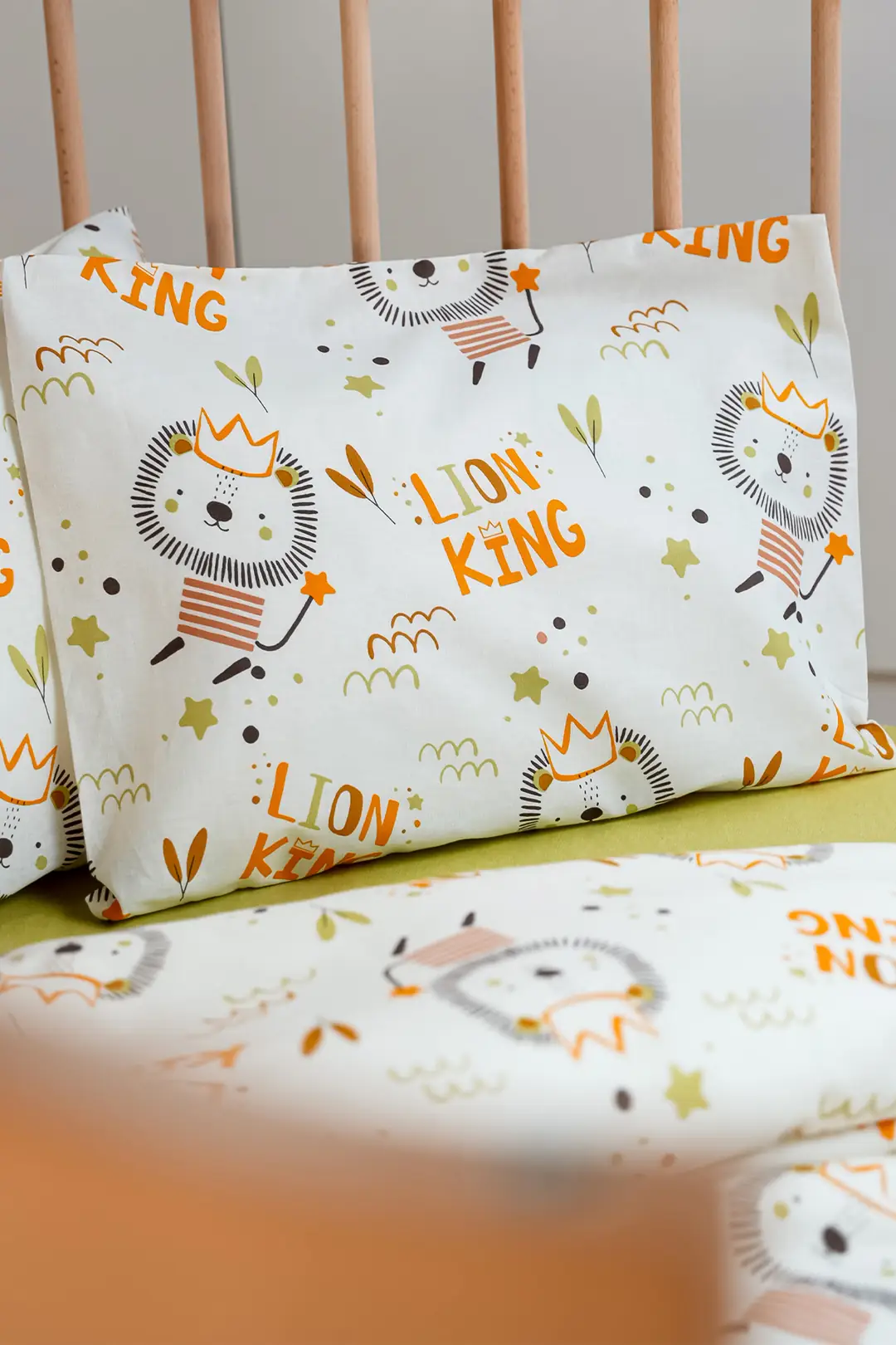 Cotton Collection %100 Pamuk Bebek Nevresim Takımı Lion 7