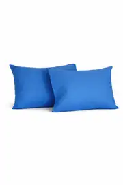 Cotton Collection 2'li Yastık Kılıfı Mavi 5