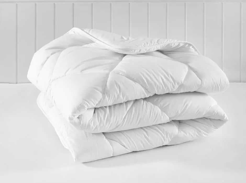 Cotton Collection Microfiber Tek Kişilik Silikon Yorgan Beyaz 3