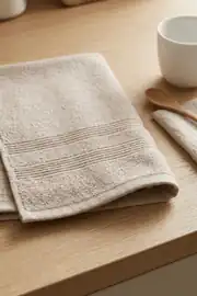 Cotton Collection Mutfak Havlusu Koyu Bej 30x50 cm 2