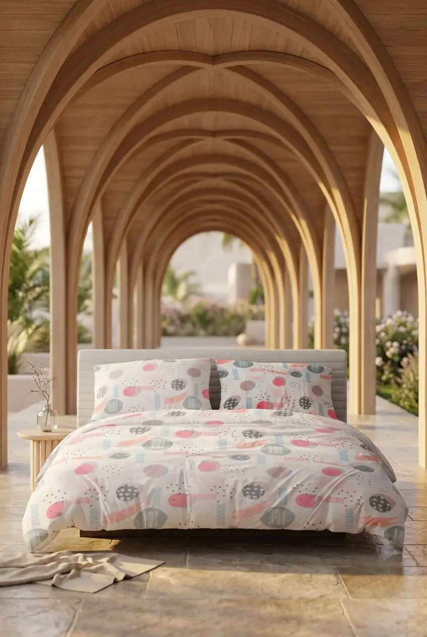 Cotton Collection Çift Kişilik Nevresim Takımı Silva