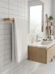 La Notte Pirinç Örgü %100 Pamuk 90x145 Banyo Havlusu Beyaz 6