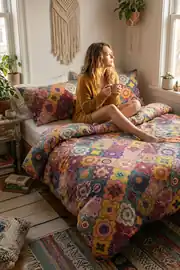 Cotton Collection Çift Kişilik Nevresim Seti Harmoni 2