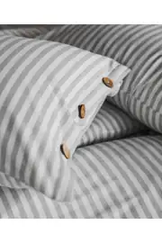 Cotton Collection Çift Kişilik Çizgili Nevresim Seti Reveboheme 8