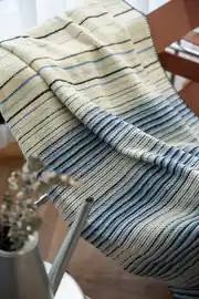 Cotton Collection New Line Pamuklu TV Battaniyesi Mavi 3