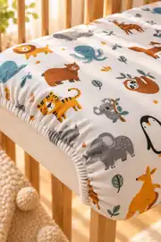 Flanel Bebek Lastikli Çarşaf Safari 3