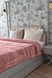La Notte Soft Elegant Tek Kişilik Battaniye Gül Kurusu 1