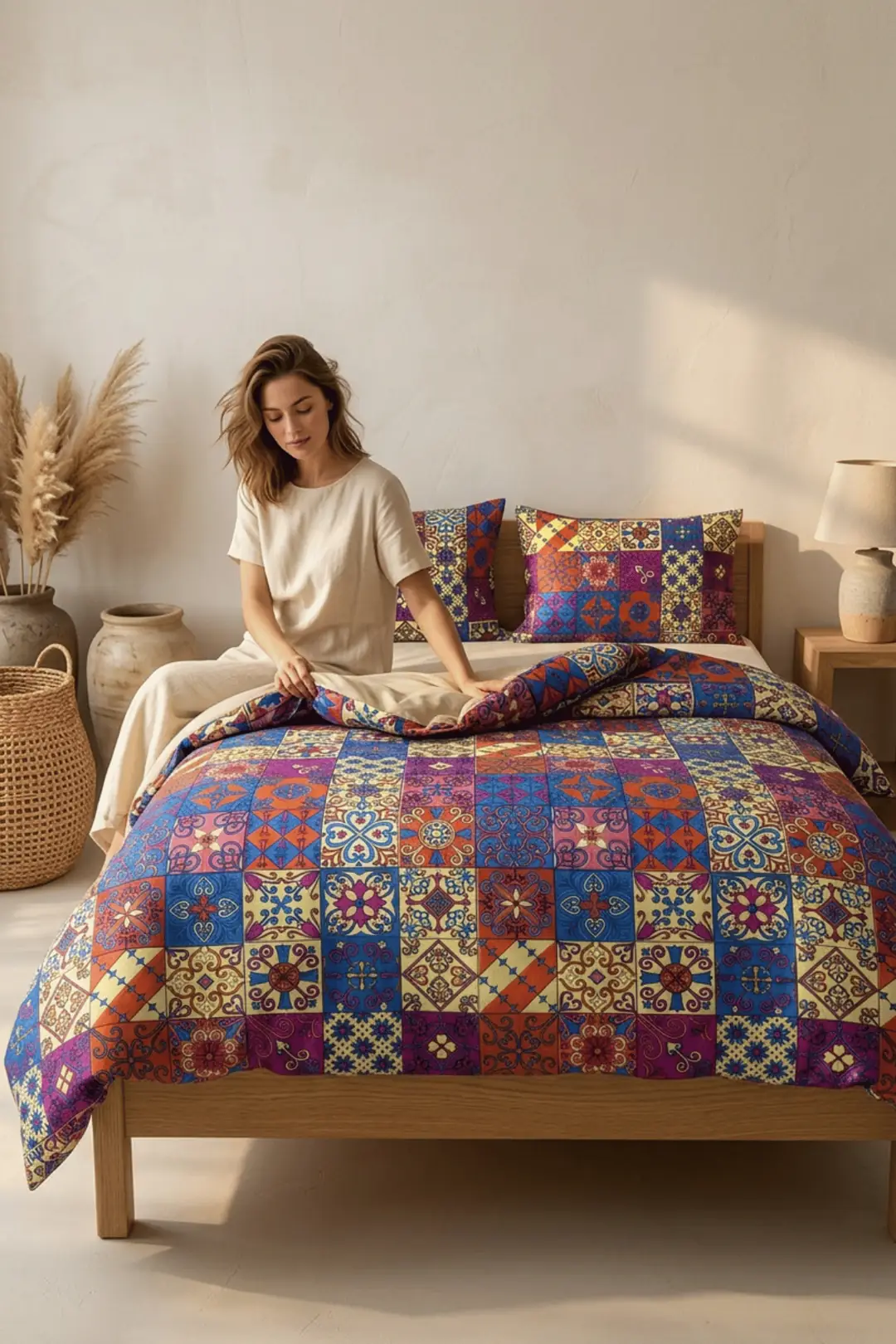 Cotton Collection Çift Kişilik Nevresim Seti Anadolu 4
