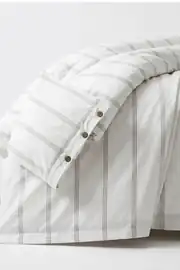 Cotton Collection Çift Kişilik Çizgili Nevresim Seti Seroya 5