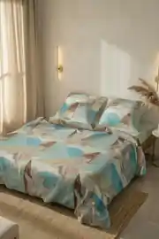 Cotton Collection Çift Kişilik Nevresim Takımı Doğa 1