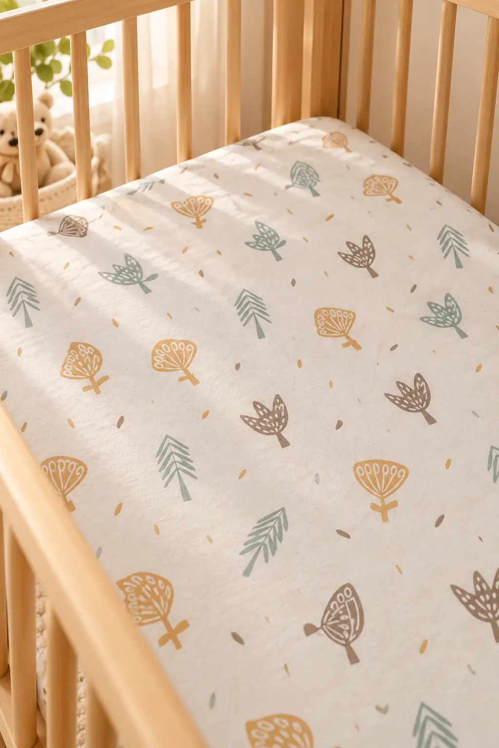 Flanel Bebek Lastikli Çarşaf Mini Forest 2