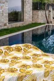 Cotton Collection Tek Kişilik Yatak Örtüsü Palmera 8