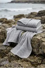 Cotton Collection Banyo Havlusu Gri 3